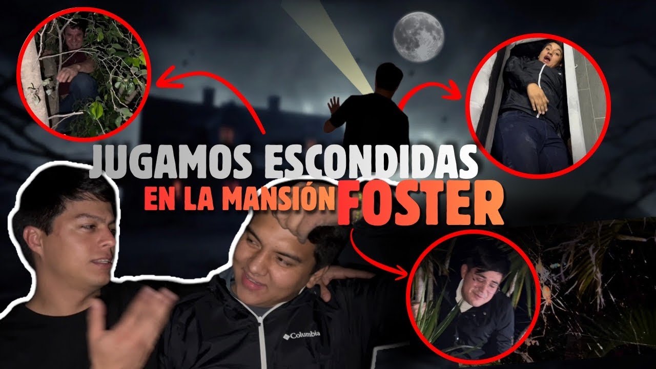 JUGAMOS A LAS ESCONDIDAS EN LA MANSION FOSTER TODA LA PLEBADA😱‼️