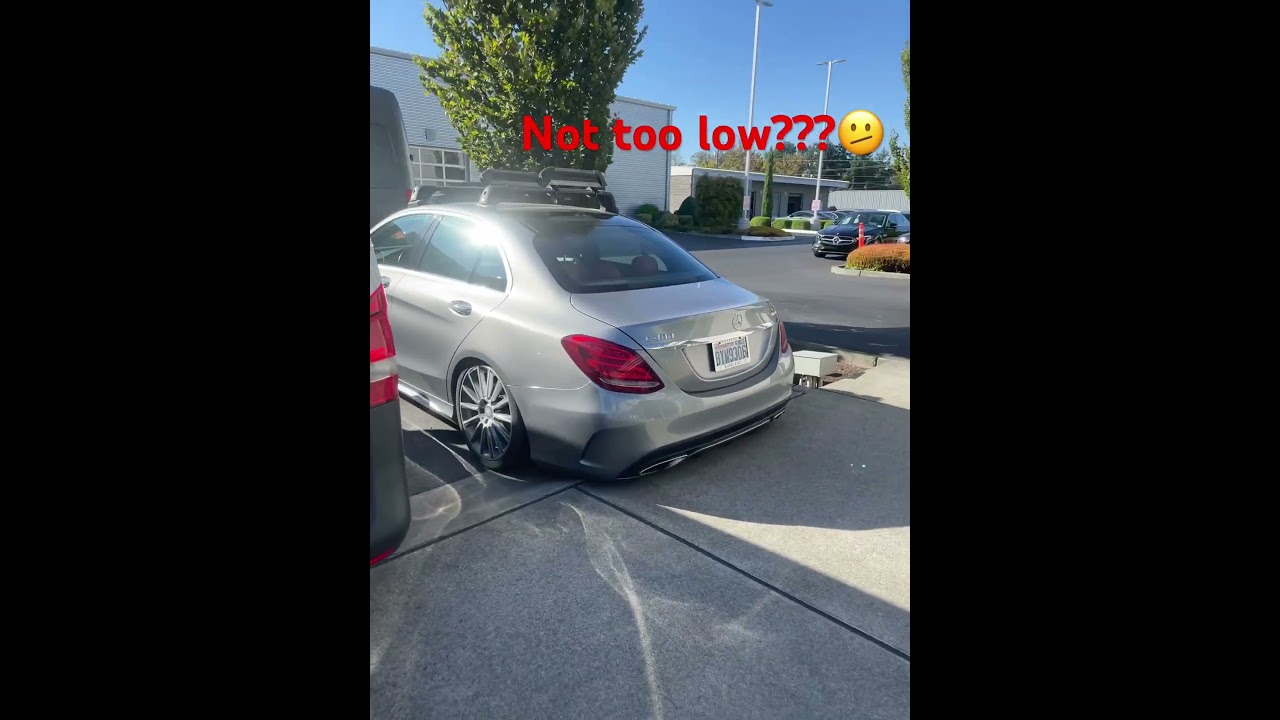 Mercedes air Suspension #garibaldiol #2023 #waitforit #funny #slowmo #challenge #mercedes