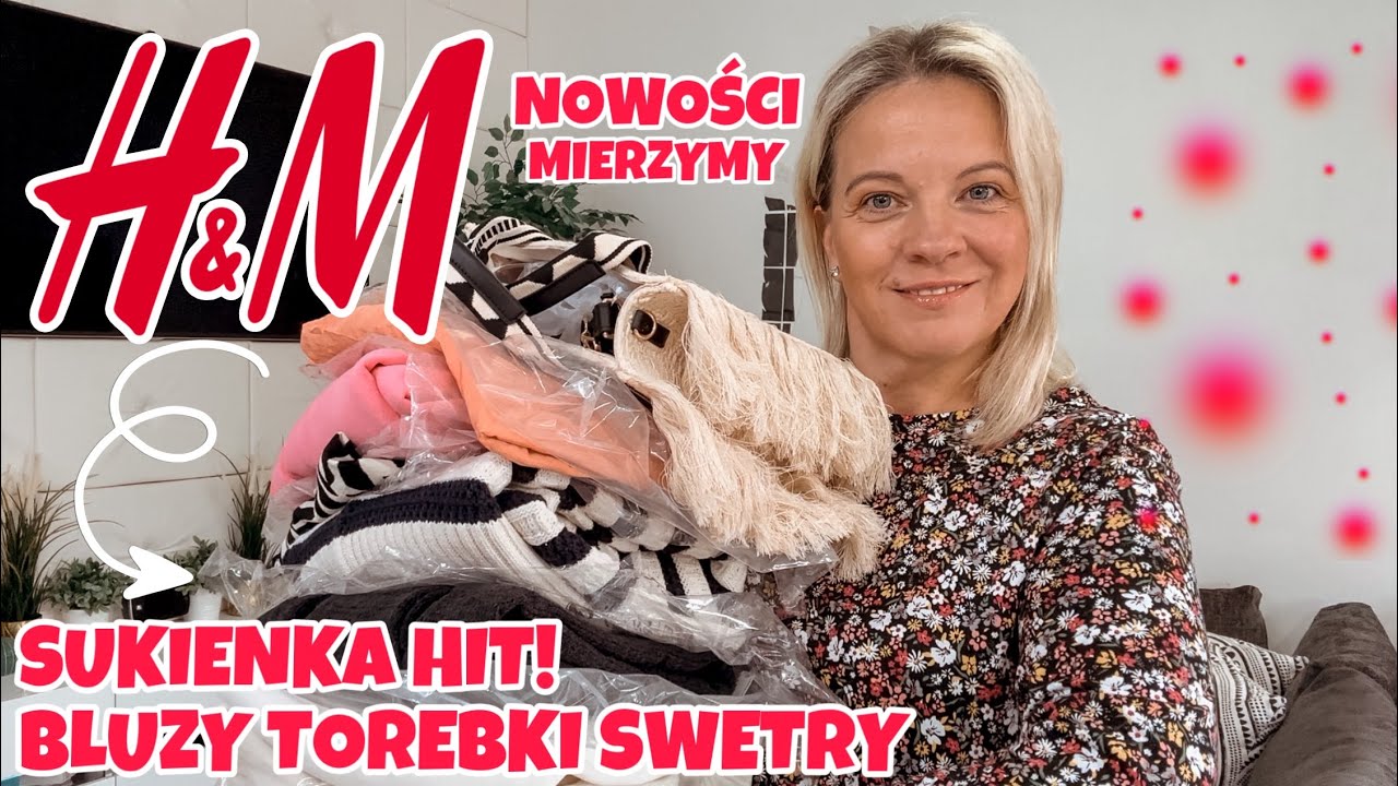 HAUL MIERZYMY H&M SUKIENKA HIT! TOREBKI BLUZY SWETRY NOWOŚCI | VLOG UK