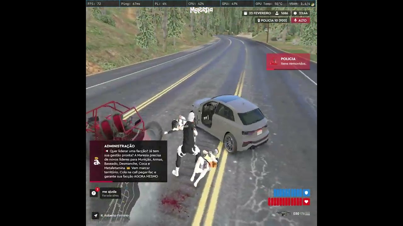FiveM® by Cfx re   BRASIL✅MARESIA RP  #WIPOU HOJE! 2026 02 23 00 07 24