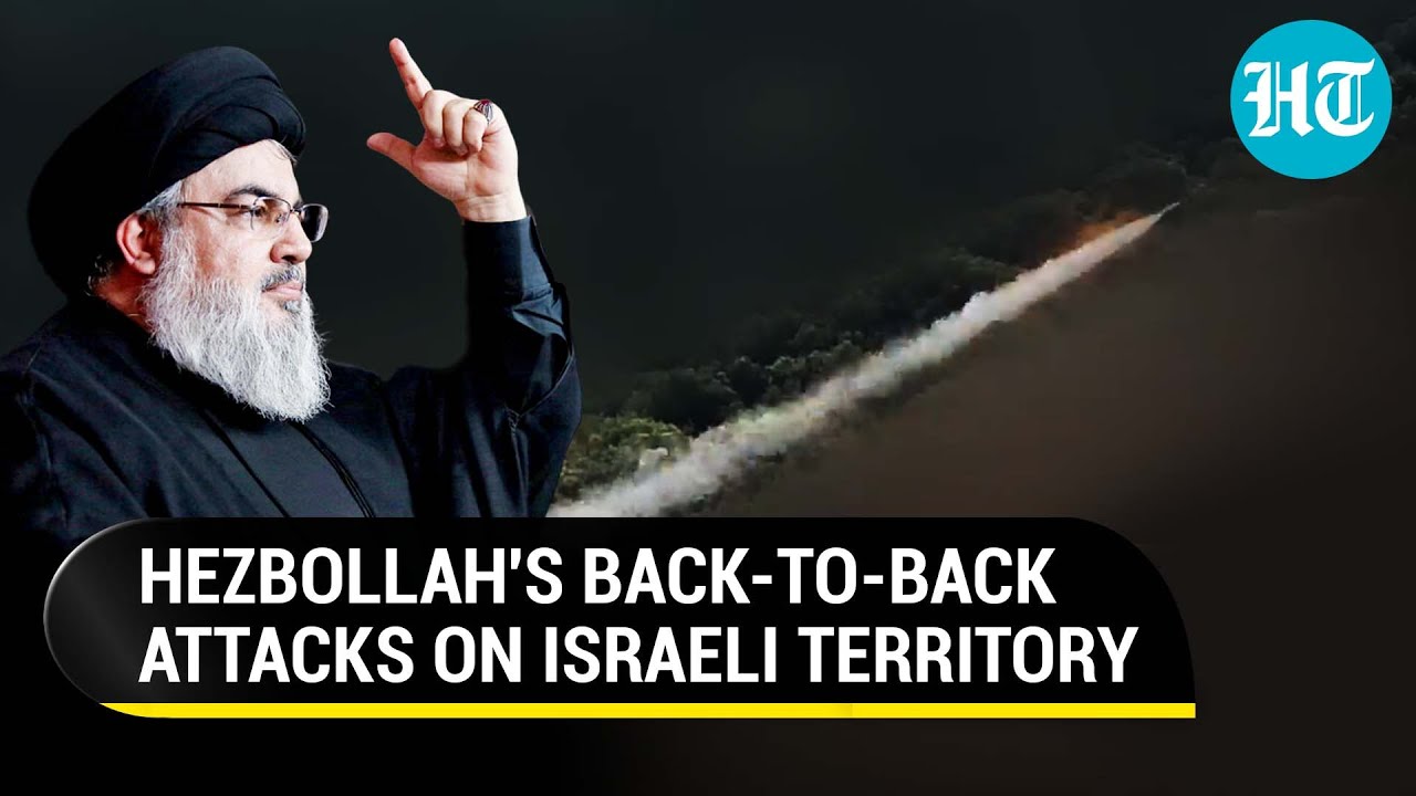 Hezbollah Hammers Israel With Burkan, Falaq Missiles; Six Attacks In Less Than 12 Hrs | Watch