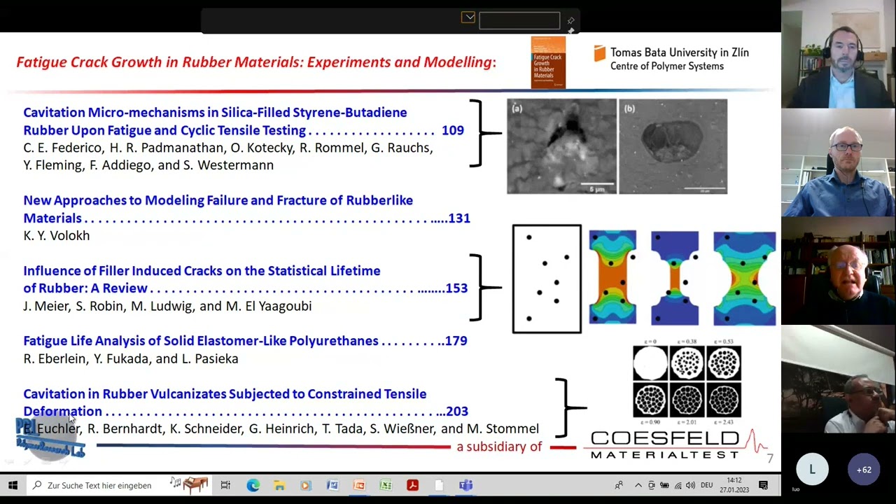 WEBINAR #1 | Influencing Lifetime of Rubber – New Findings in Fracture Mechanics of Rubber
