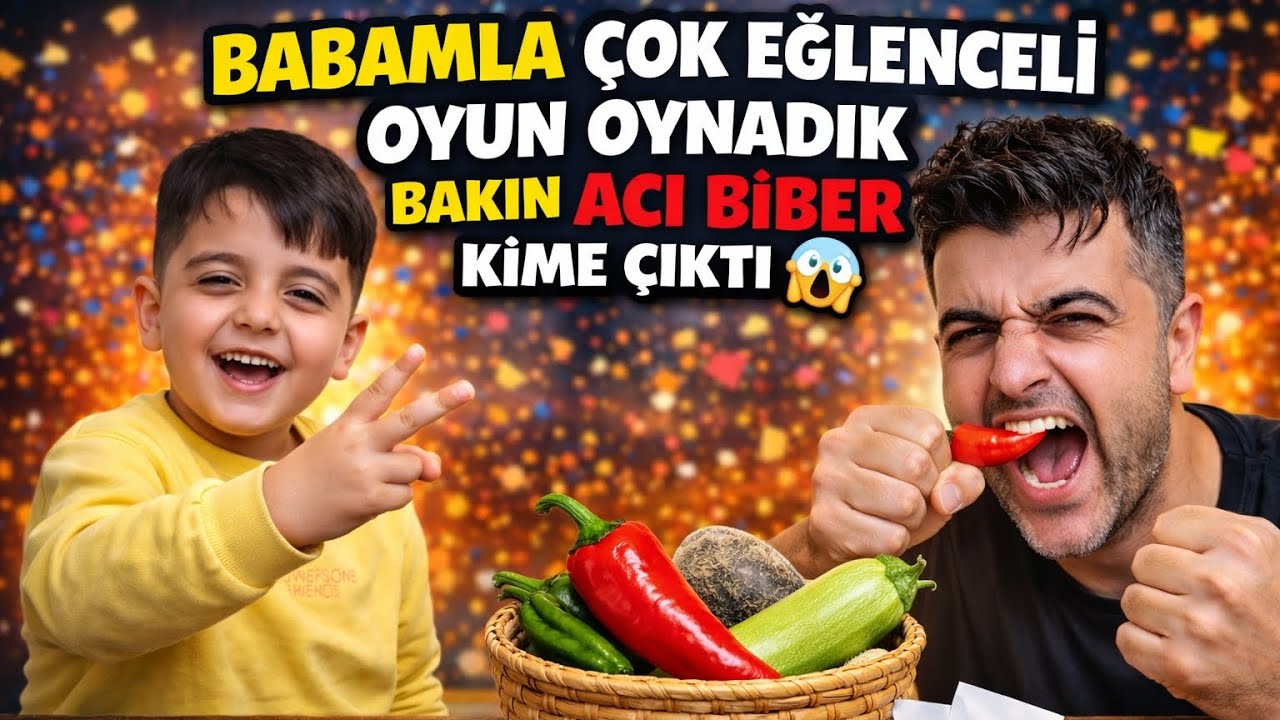 BABAMA ACI BİBER ÇIKTI!!!!!EYVAH BABAM ŞOK..🤯 