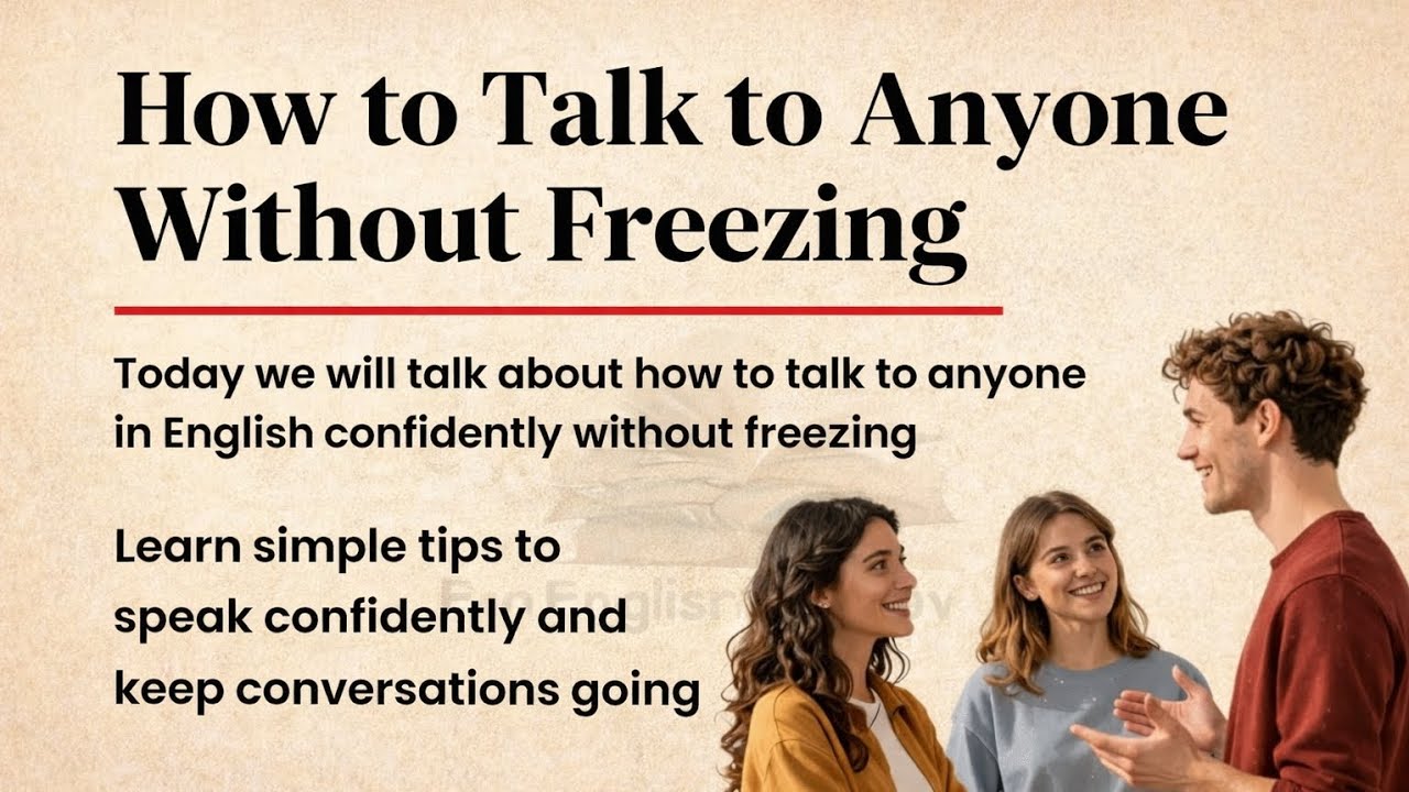 Stop Freezing When Speaking English  ||  Speak Confidently with Anyone 