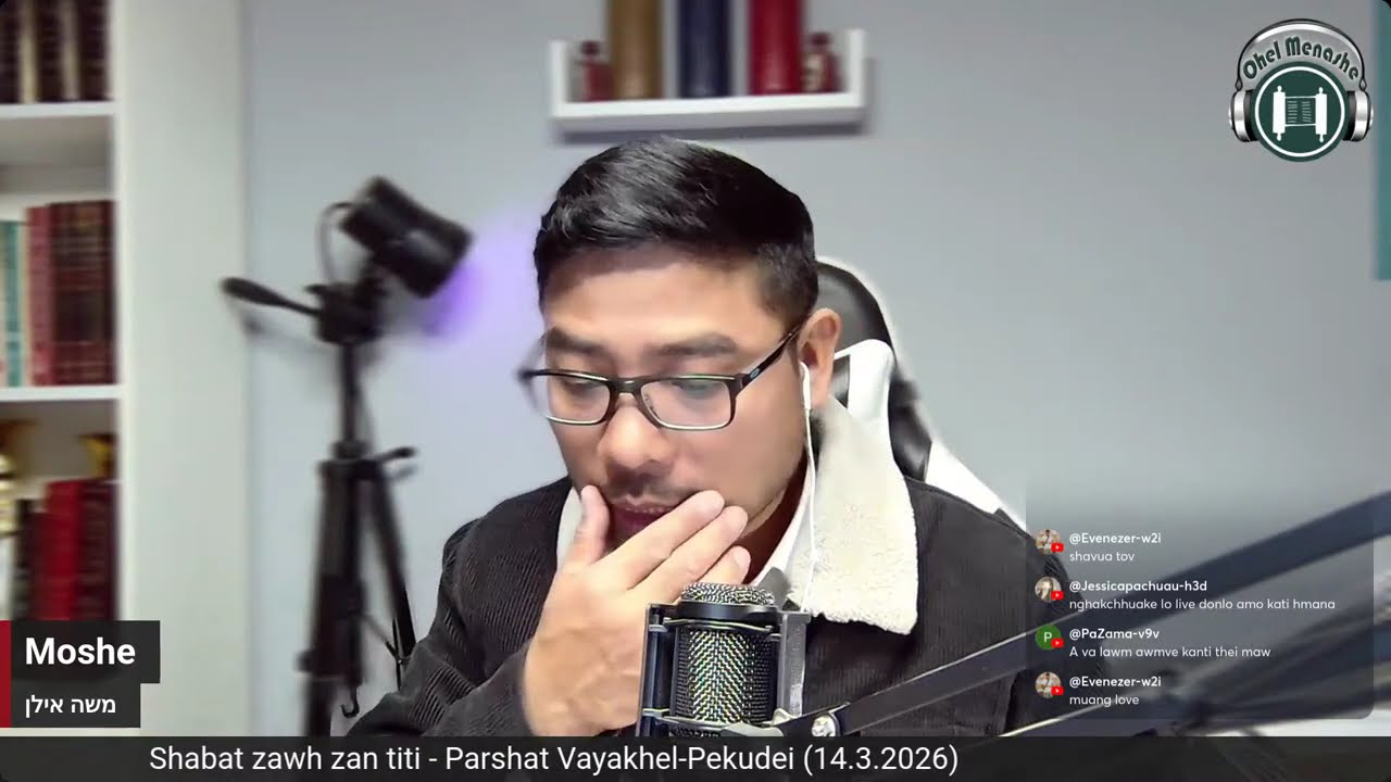 LIVE - Shabat zawh zna titi - Vayakhel, Pekudei (14.3.2026)