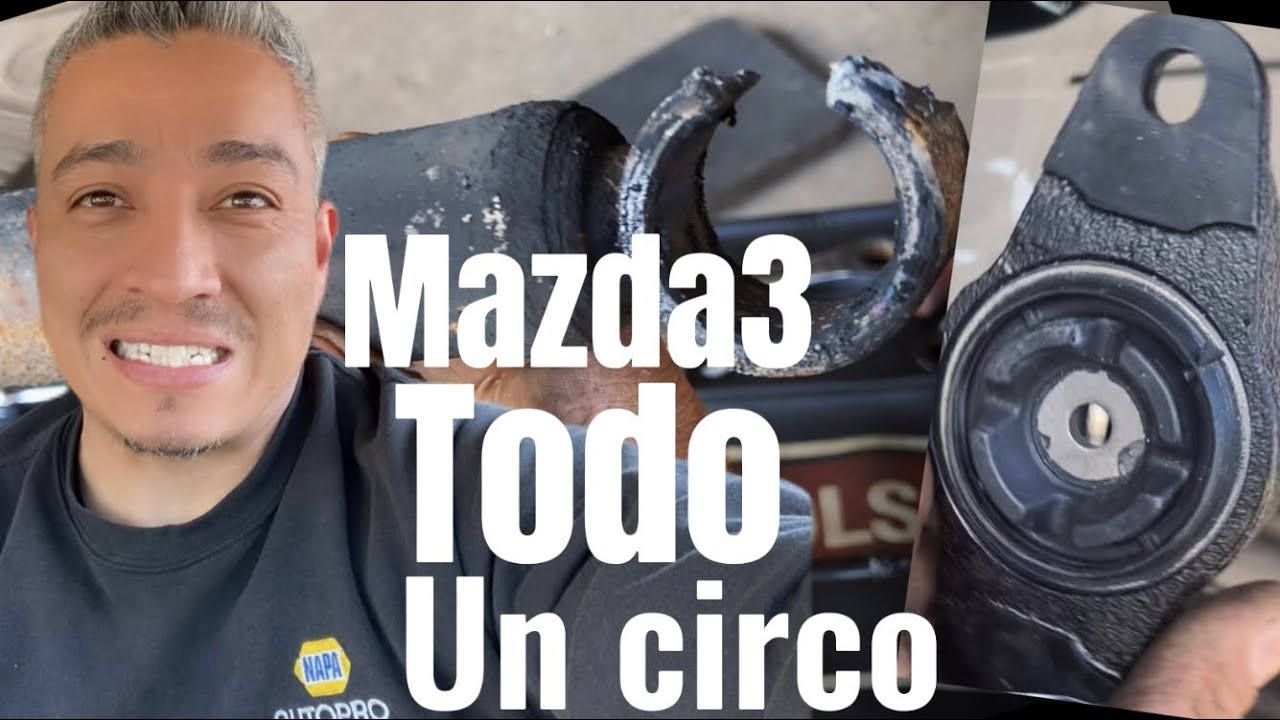 Mazda3 2014 como cambiar amortiguadores traseros completos (modo difícil)