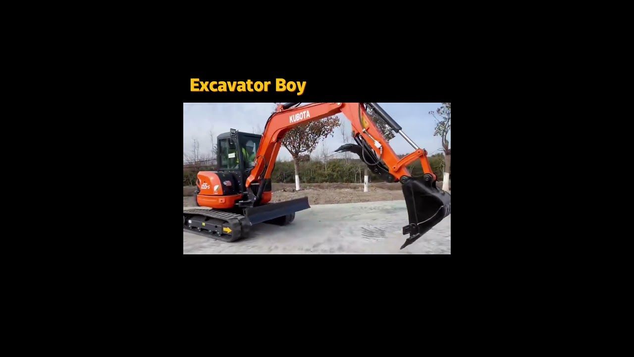 Used excavator KUBOTA U55-5 