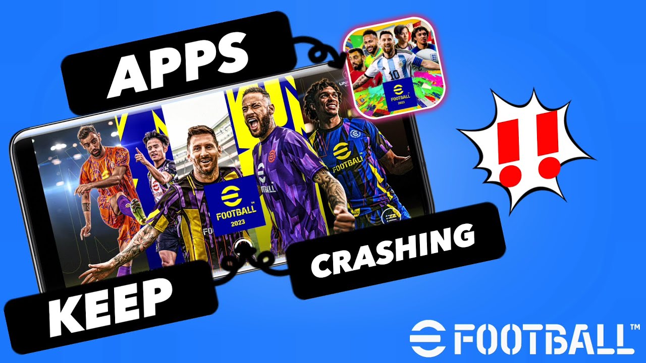 How To Fix keeps crashing or stopping Issue on eFootball 2023 | Solve eFootball not Launching