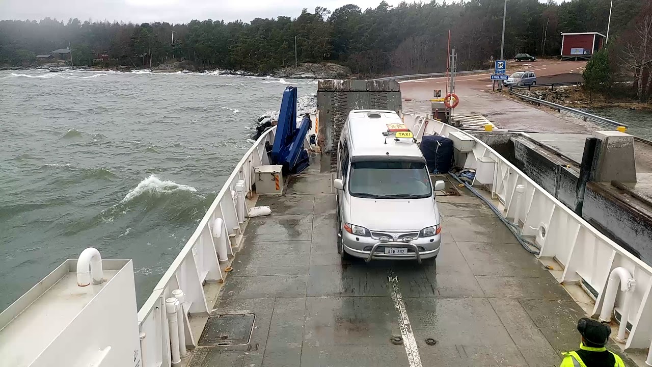 Angöring Enklinge 16.01.2018 m/s Rosala II
