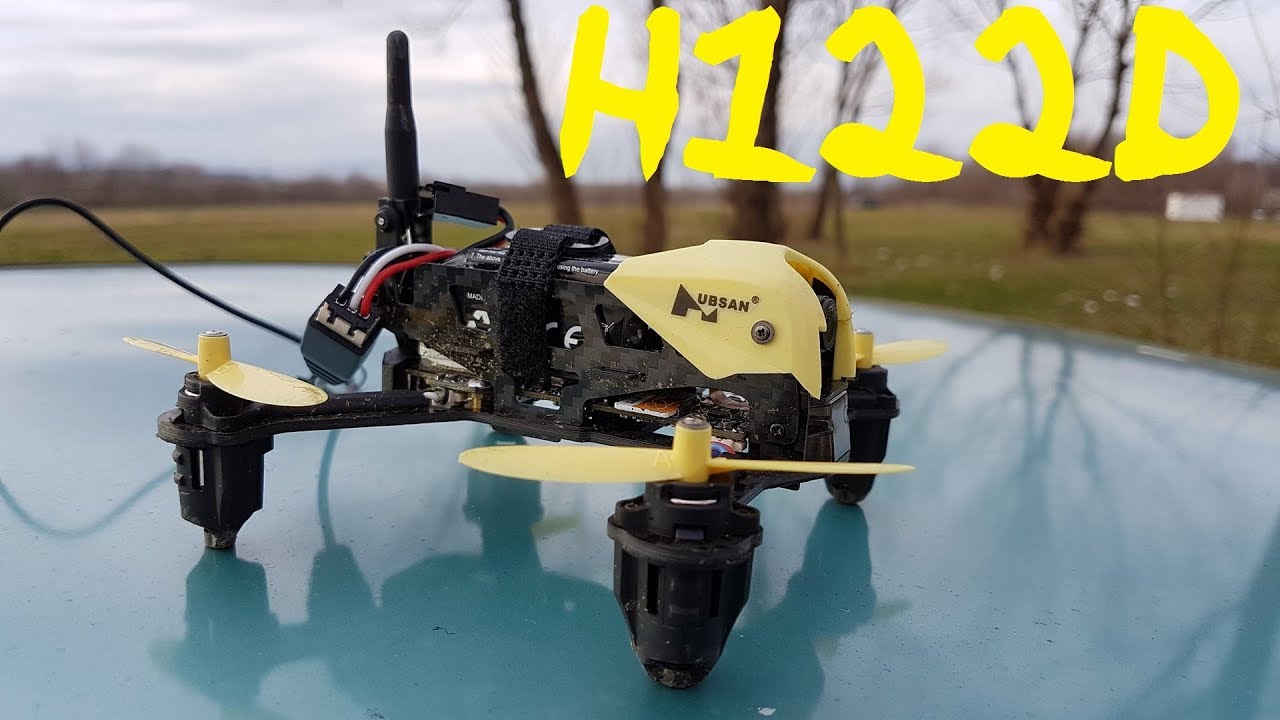 Hubsan H122D X4 STORM 5.8G FPV quad onboard DVR - outdoor maiden flight