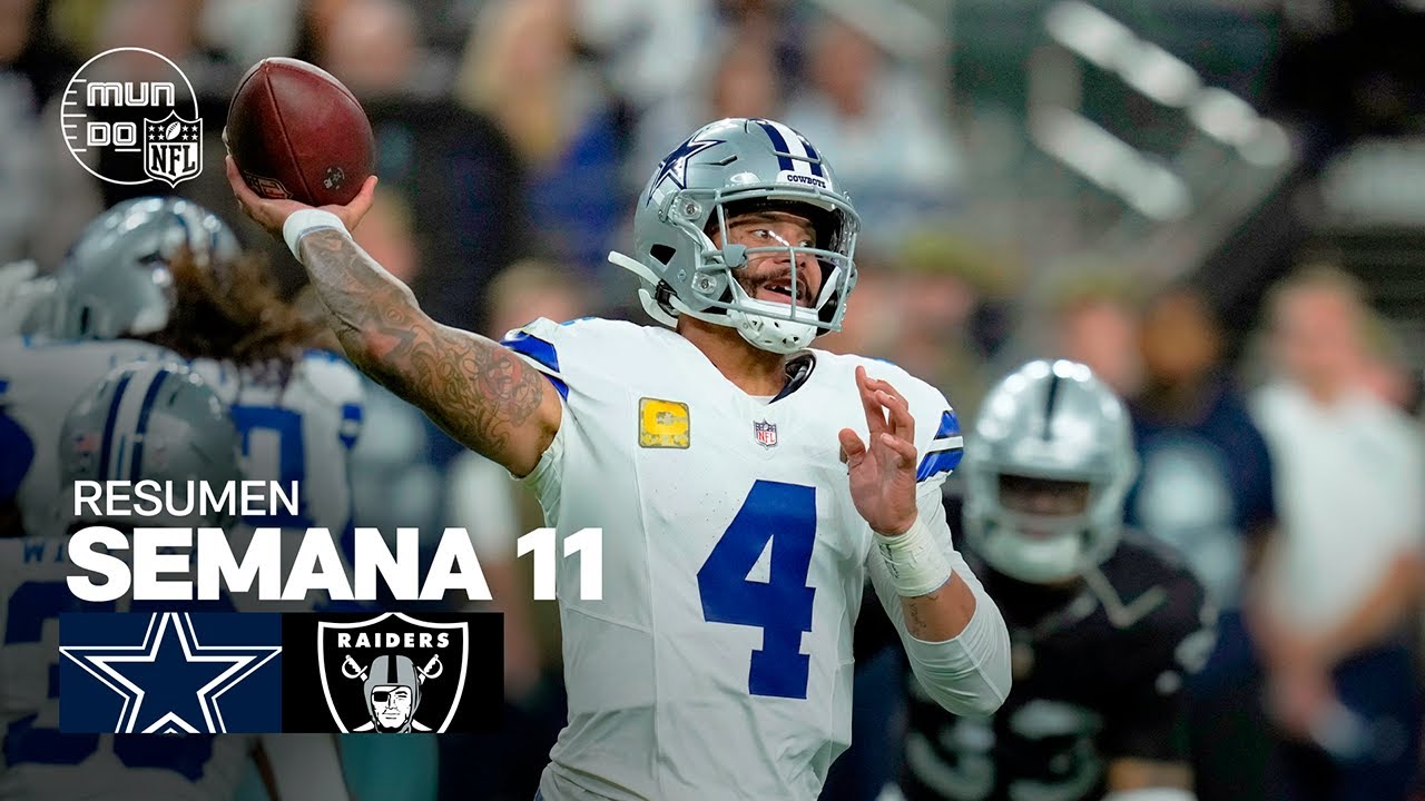 Dallas Cowboys vs. Las Vegas Raiders | Resumen NFL en español - Semana 11 | NFL Highlights 2025