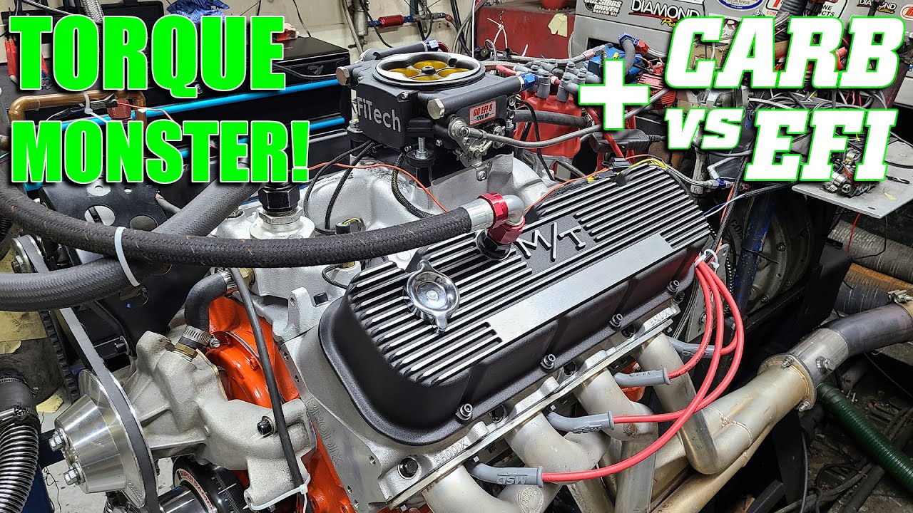 454 Big Block Chevy - DYNO - Small cam - BIG POWER