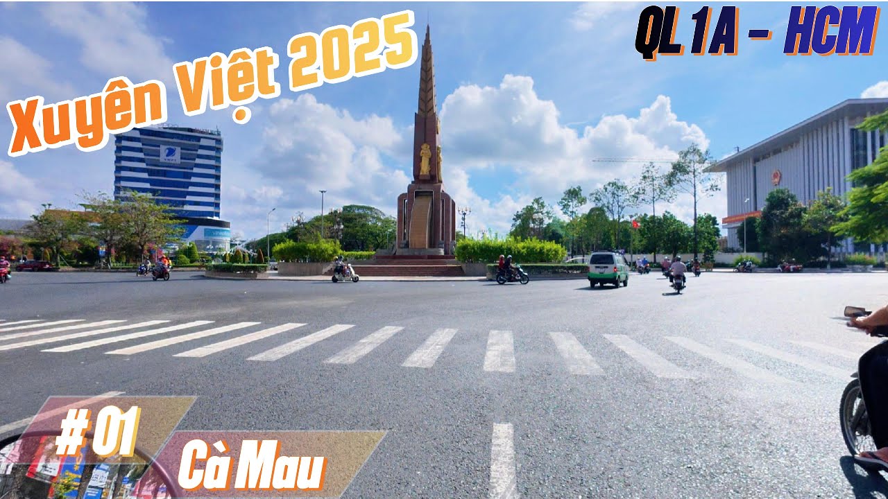 Xuyên Việt xe máy | Phần 01 | Cà Mau | 68 Km