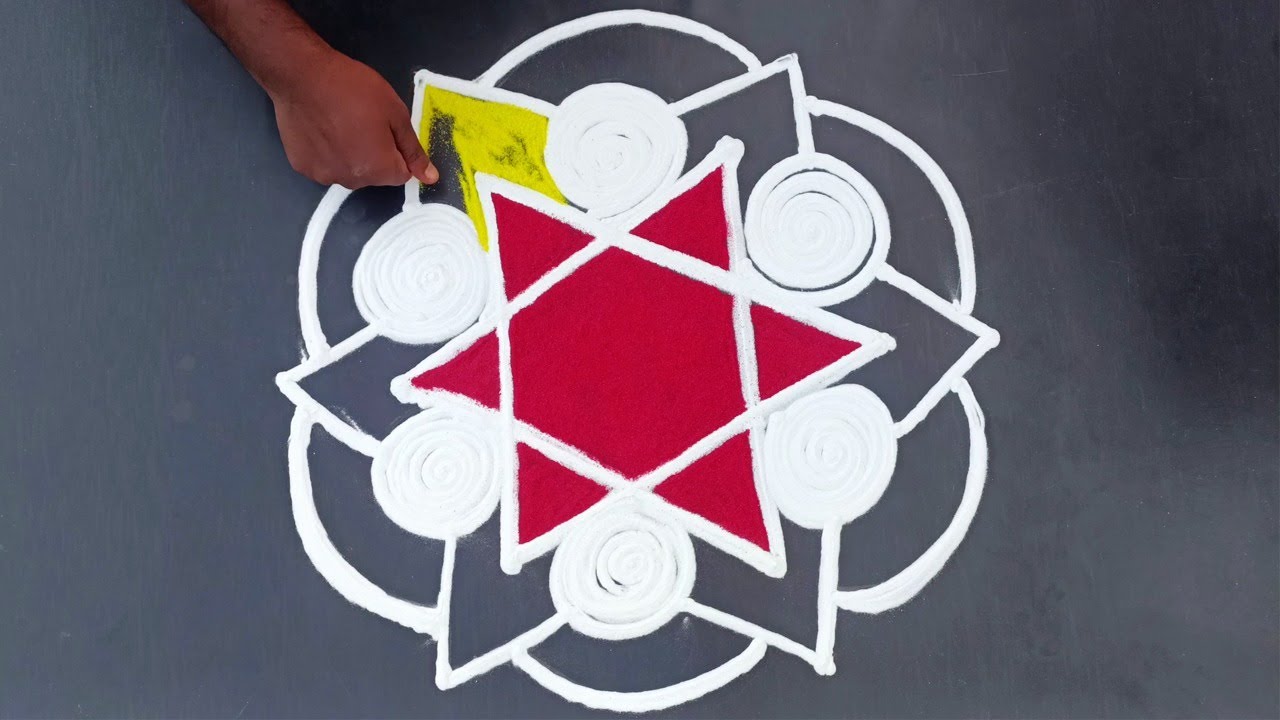 💮Simple Designs for Learning 💮 | Easy Muggulu Step by Step | Beautiful Art | Everyday Rangoli
