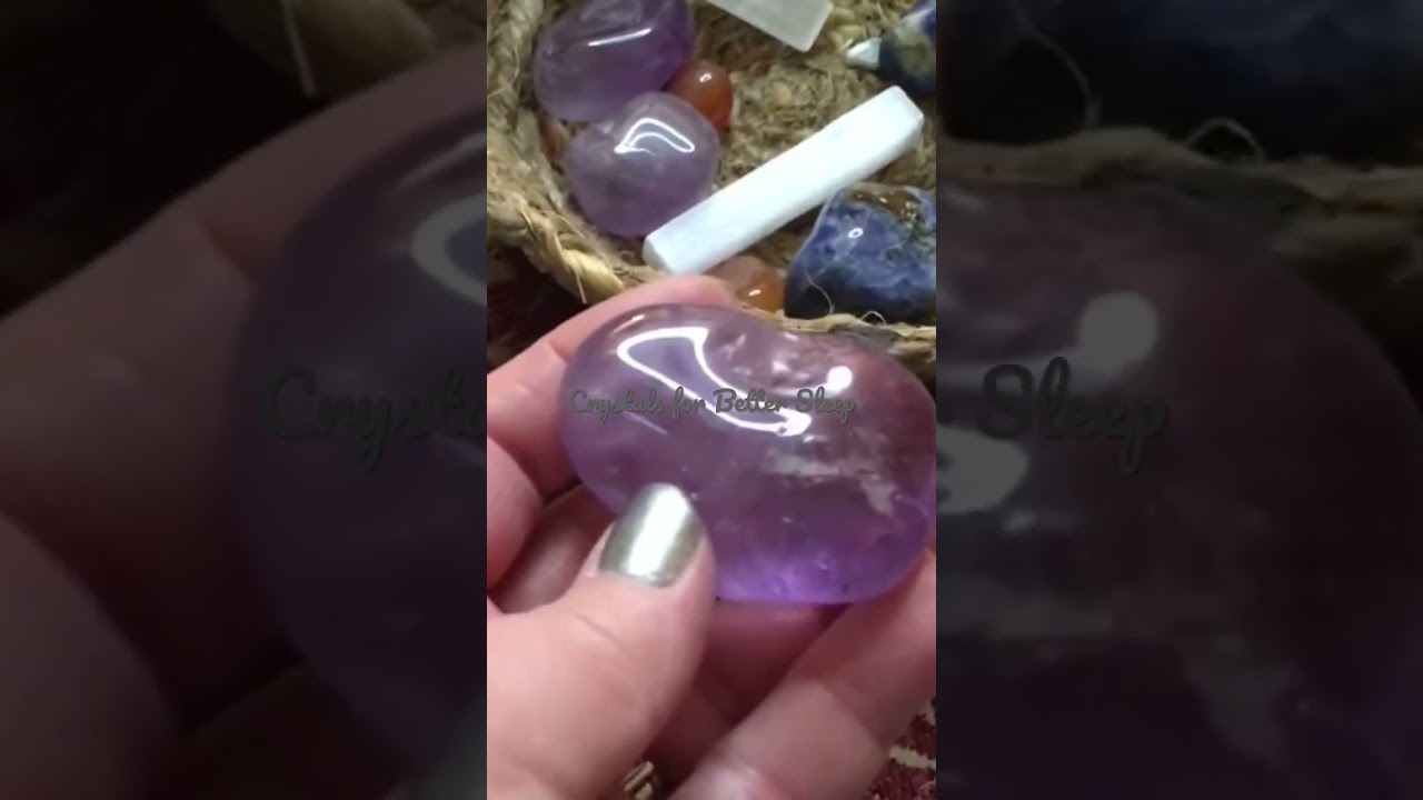 Amethyst for Sleep 😴  #amethyst #crystals #crystalhealing #crystaltherapy