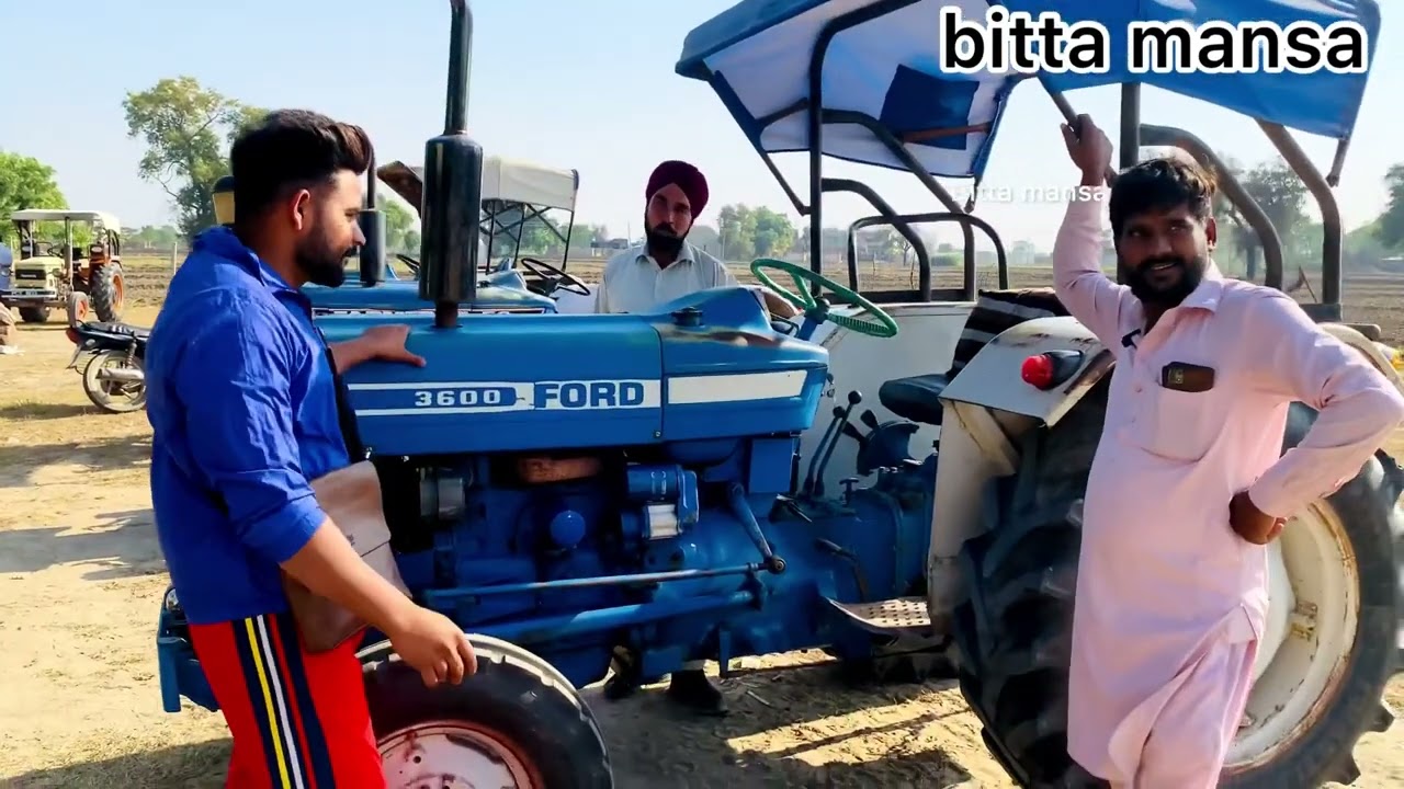 Ford hi Ford talwandi sabo tractor mandi  for sale ford 3600 only 80 hjar rate