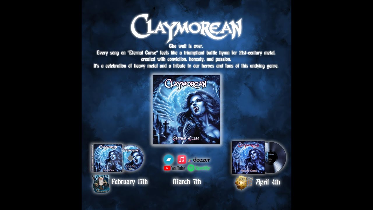 Claymorean - Eternal Curse (Lyric Video)