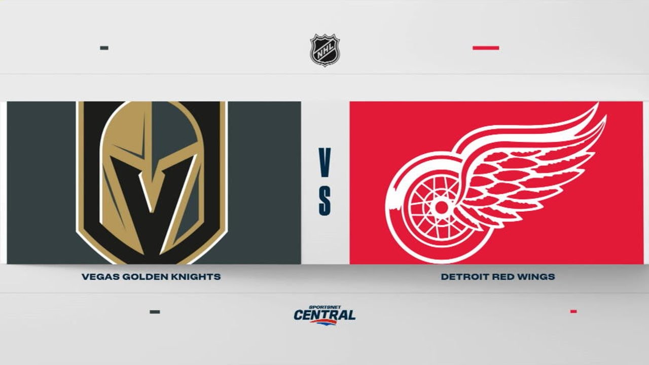 Un précieux point perdu par les Red Wings face aux Golden Knights ; faits saillants