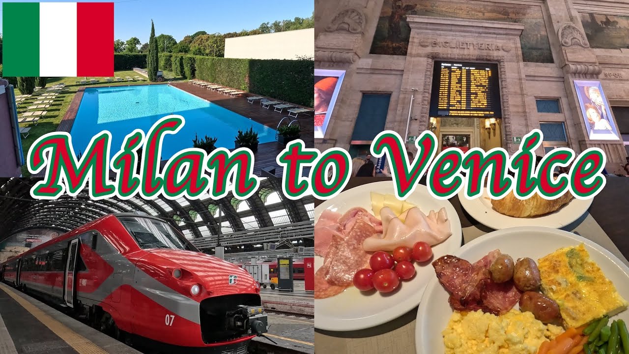 【旅log】ミラノ中央駅からフレッチャロッサでヴェネツィア・メストレ駅まで！　ヒルトン・ガーデン・イン・ベニス・メストレ・サン・ジュリアーノのルームツアーも！！