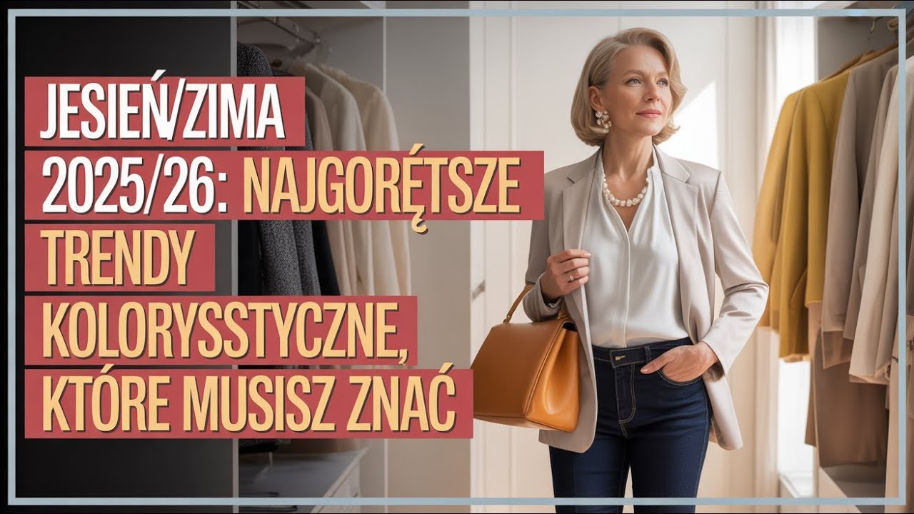 Jesień/Zima 2025/26: Najgorętsze trendy kolorystyczne, które musisz znać