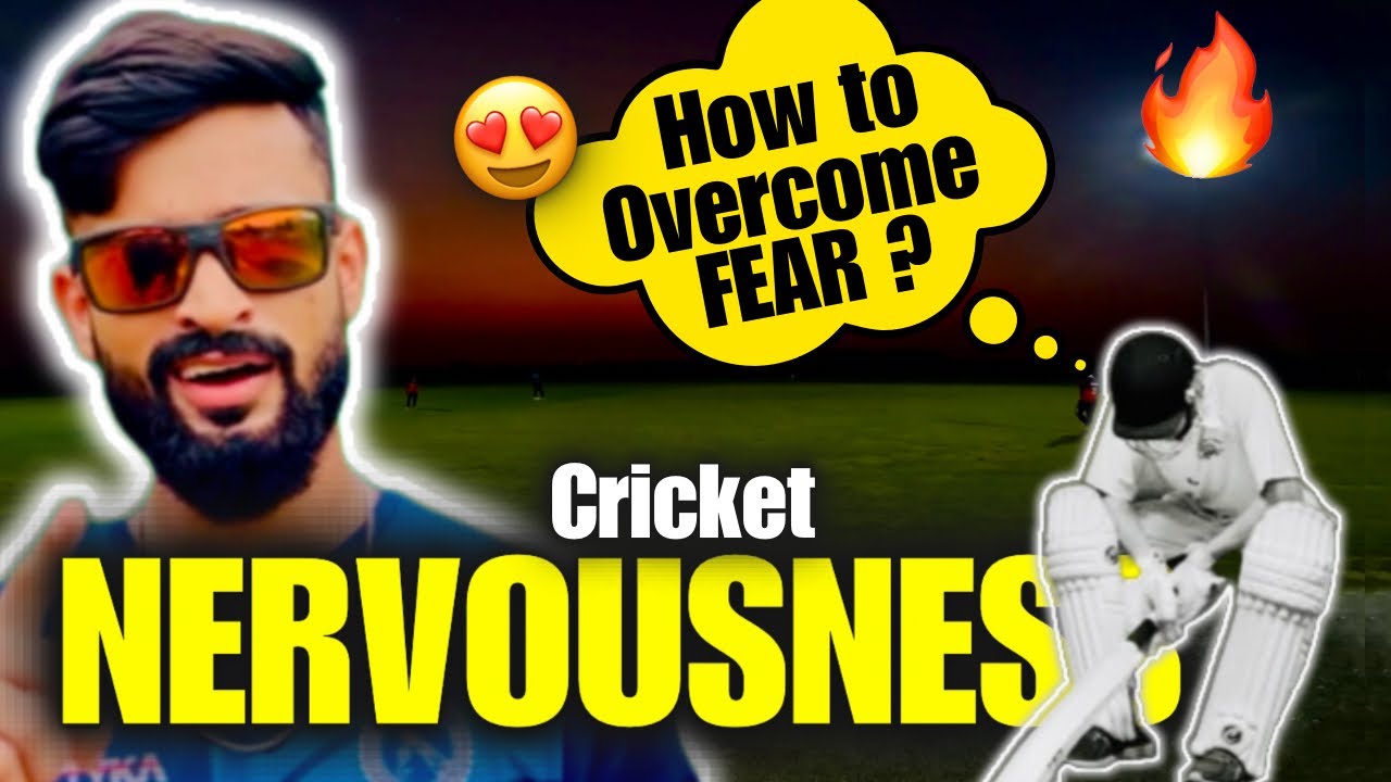How to Overcome NERVOUSNESS in CRICKET : 3 LIFE CHANGING Tips 🔥🔥| OUT Hone ka DARR Durr Kaise kre? ✅