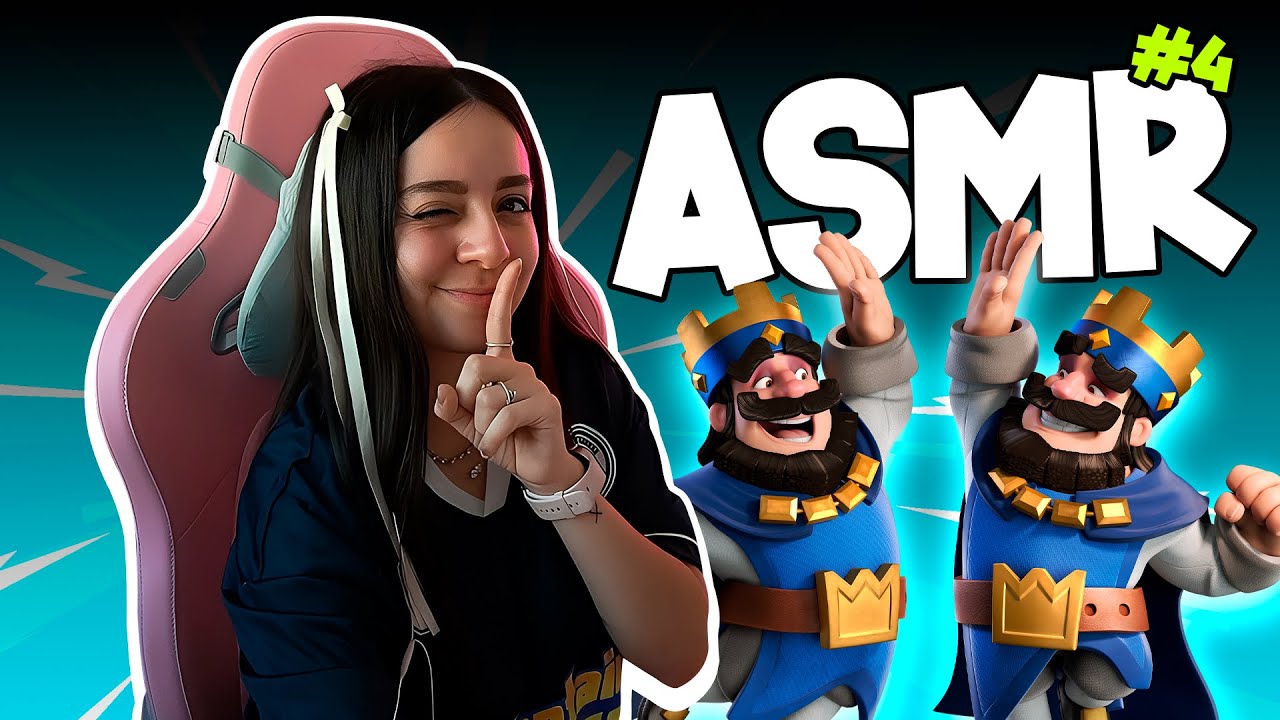 ASMR MIENTRAS JUEGO CLASH ROYALE #4 🎤