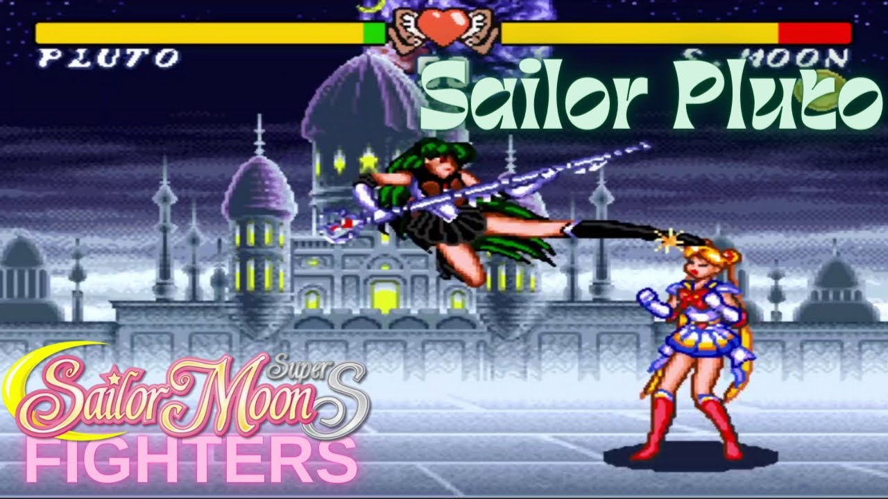 Sailor Moon Super S FighterZ (SNES): Sailor Pluto Playthrough