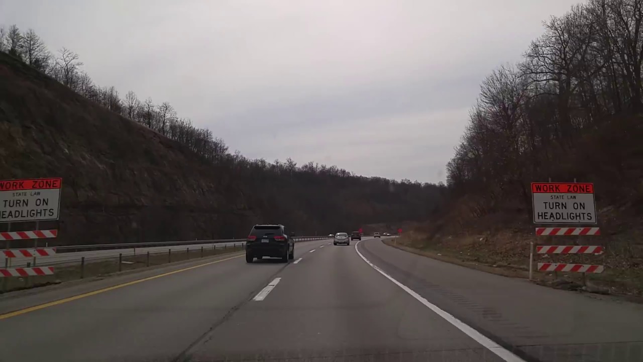 Driving from Cranberry Township to Pittsburgh,Pennsylvania