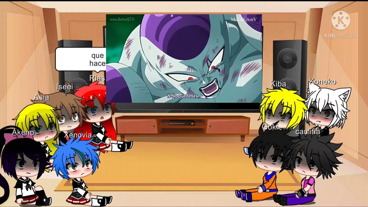 El clan gremori reacciónando a Goku y sus ships