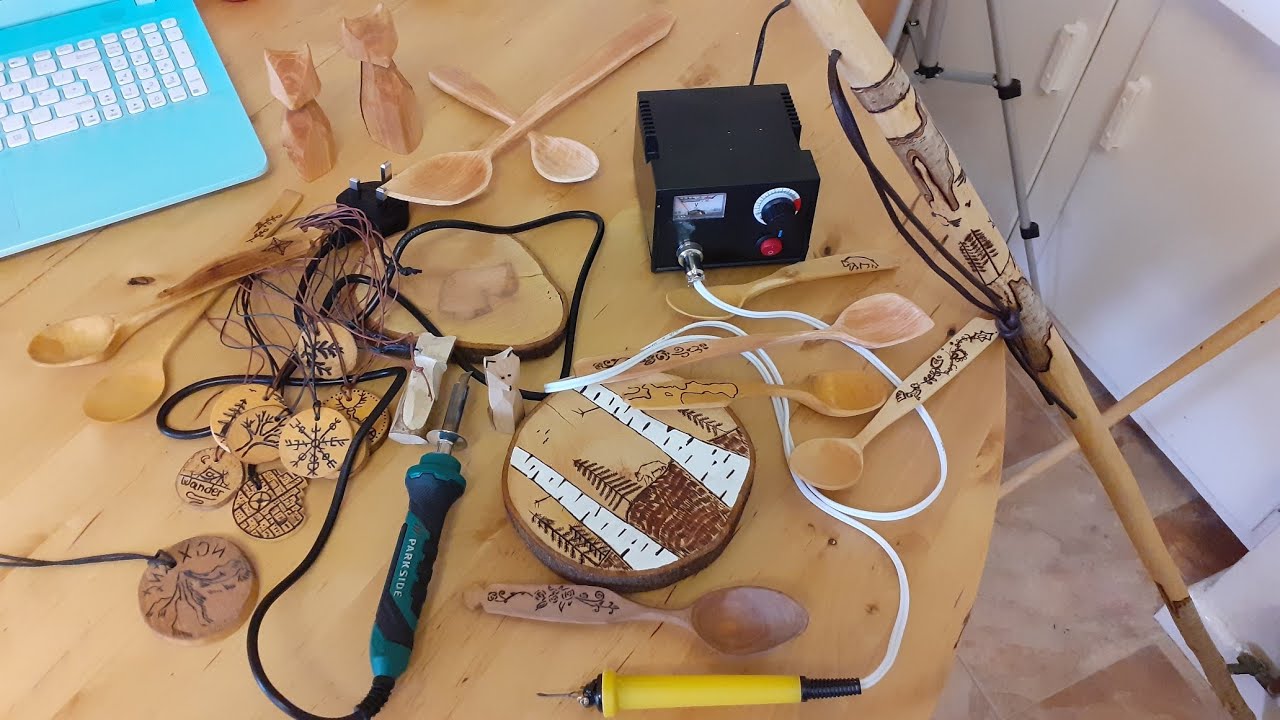 Pirográfia alapok, ötletek és tapasztalatok / Pyrography, tips and experiences