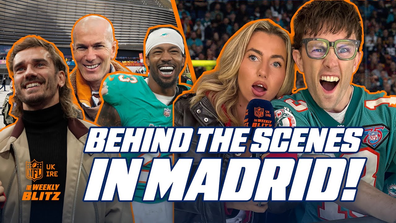 INCREDIBLE atmosphere at the NFL in Madrid! 🇪🇸 | The Weekly Blitz | NFL UK & Ireland