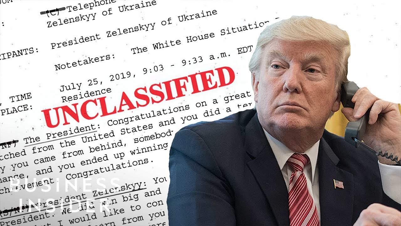 The Phone Call Memo Between Trump And Ukraine (Full Reading)