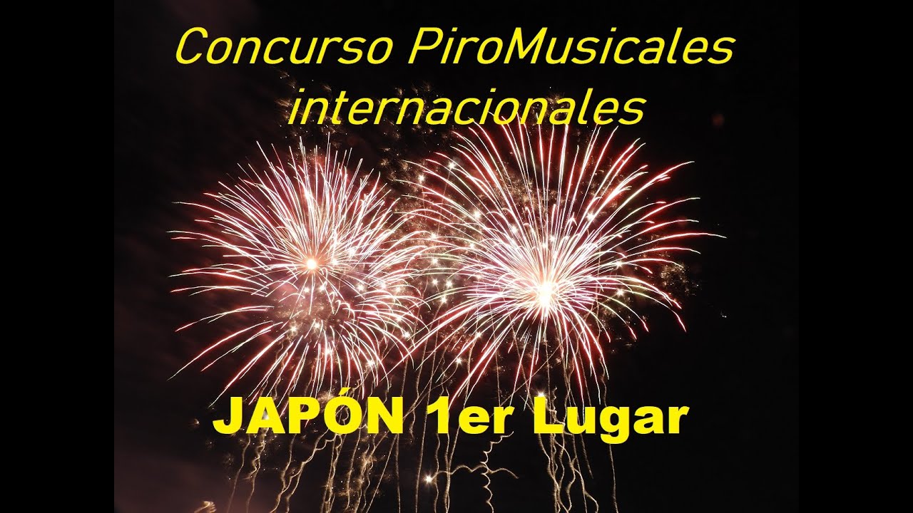 1er Lugar JAPÓN Concurso Internacional de Piromusicales Feria Internacional Pirotecnia Tultepec 2023