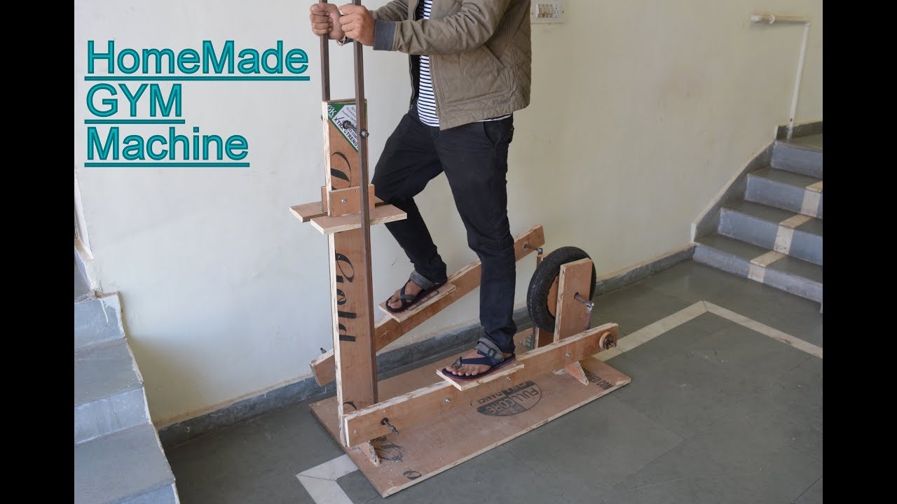 How to Make Wooden Elliptical Cross Trainer - GYM Machine