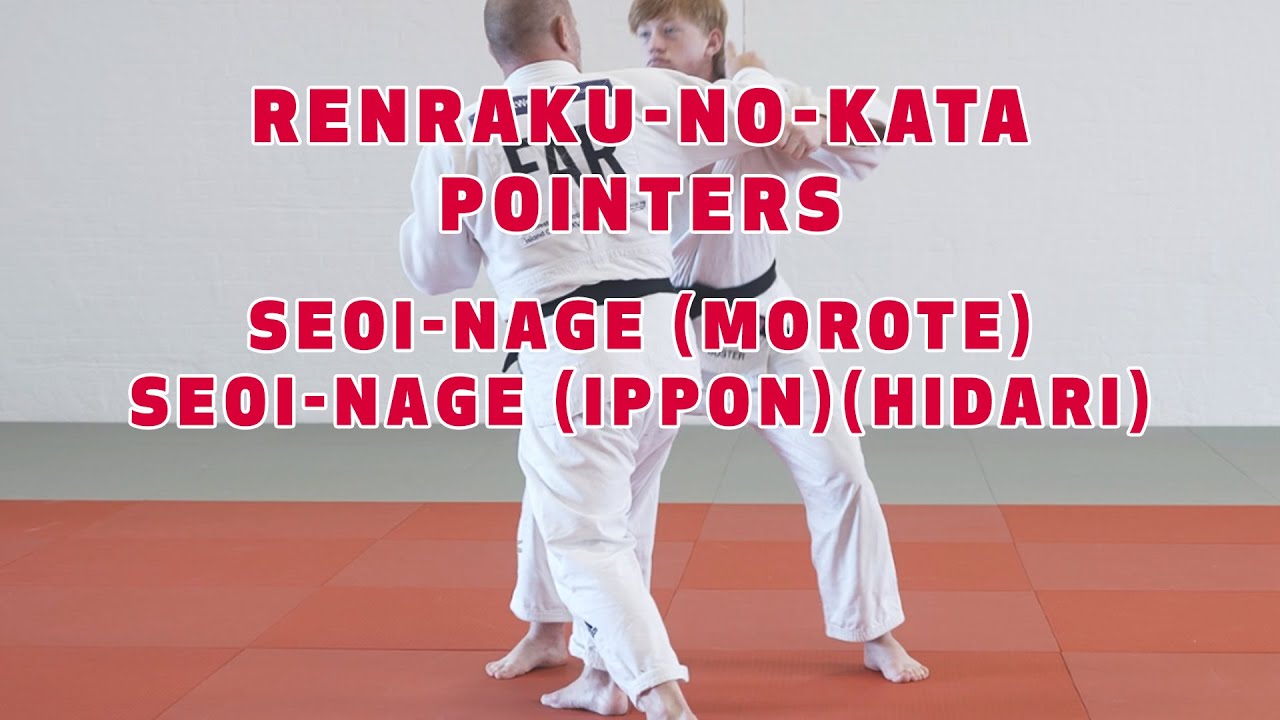 Amazing combination for judo - Morote to Ippon-seoi-nage - Renraku-no-kata
