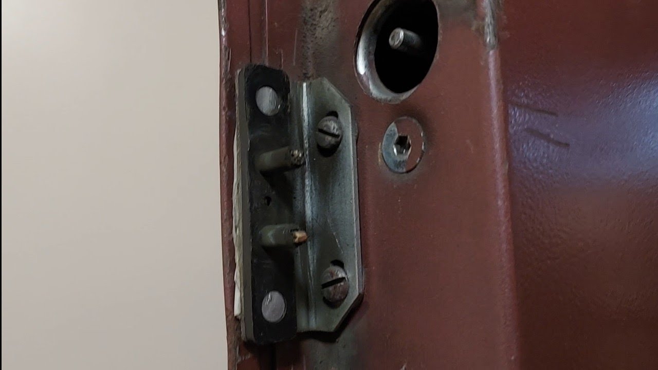 Explicación del sistema de bloqueo de una puerta de 1971   #ascensor