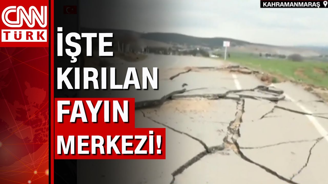 İşte kırılan fayın merkezi! Kahramanmaraş depremindeki fay kırığı gözle görüldü