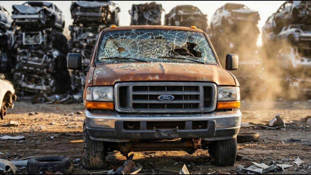 ASMR Car Restoration: 1996 Ford F 350 XLT Club Cab Transformation