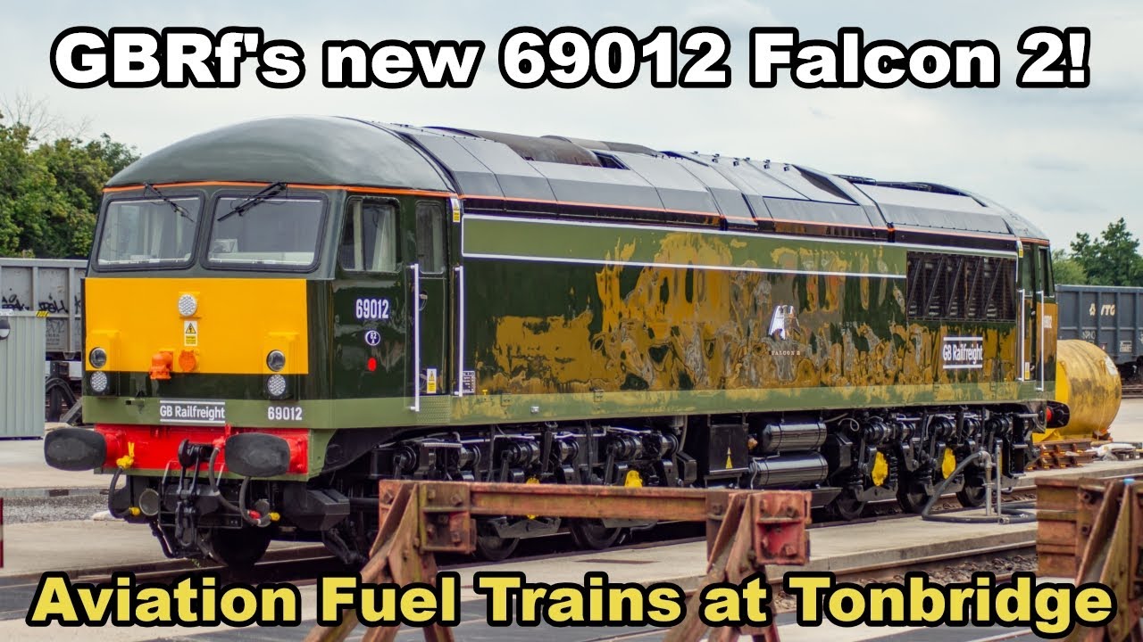 69012 at Tonbridge West Yard + Aviation Fuel Trains