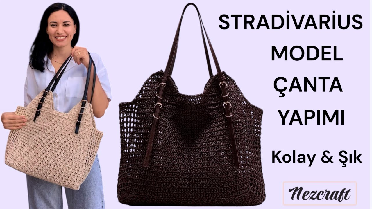 Kağıt İpten Çanta Yapımı | Stradivarius Model Örgü Çanta