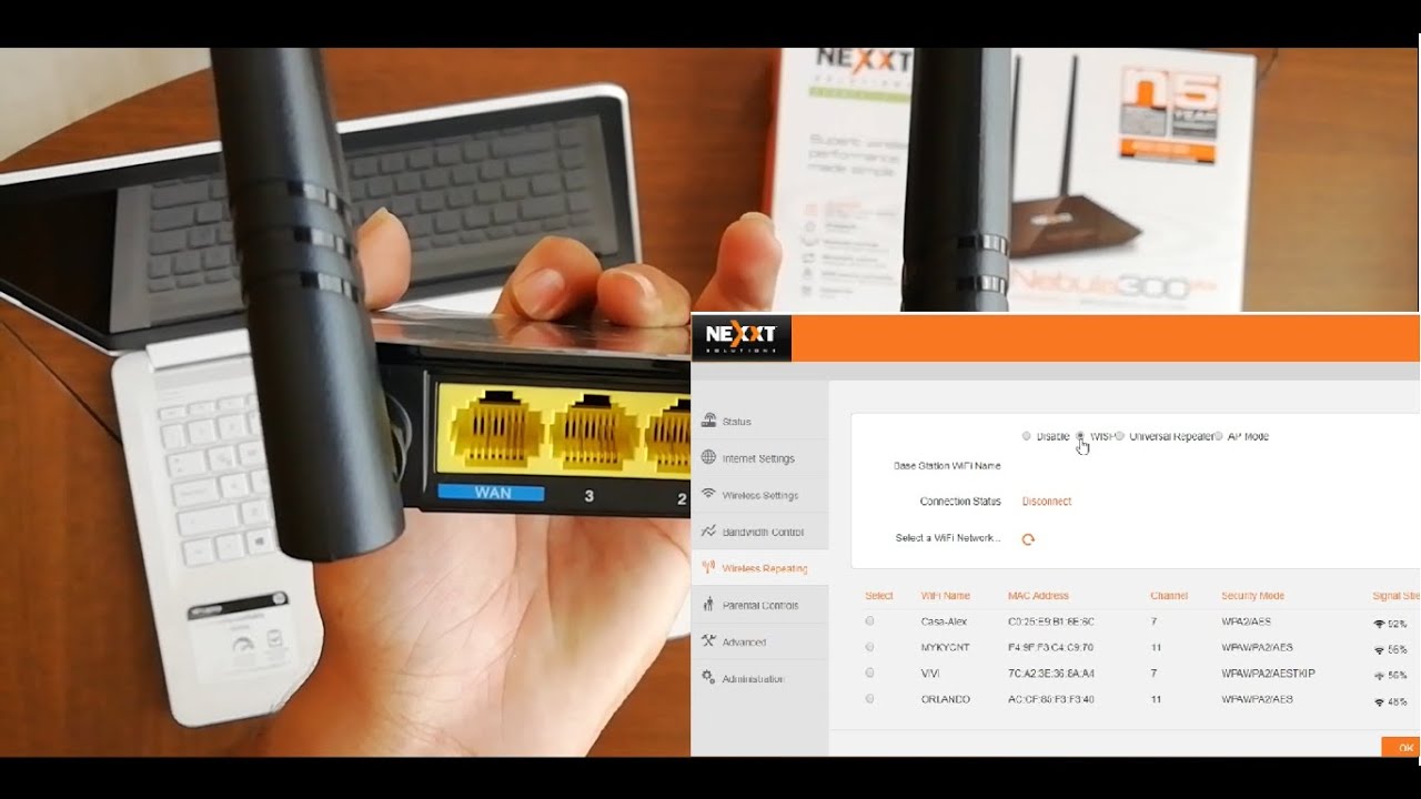 Configurar Router Nexxt Nebula 300 Plus en Modo WISP