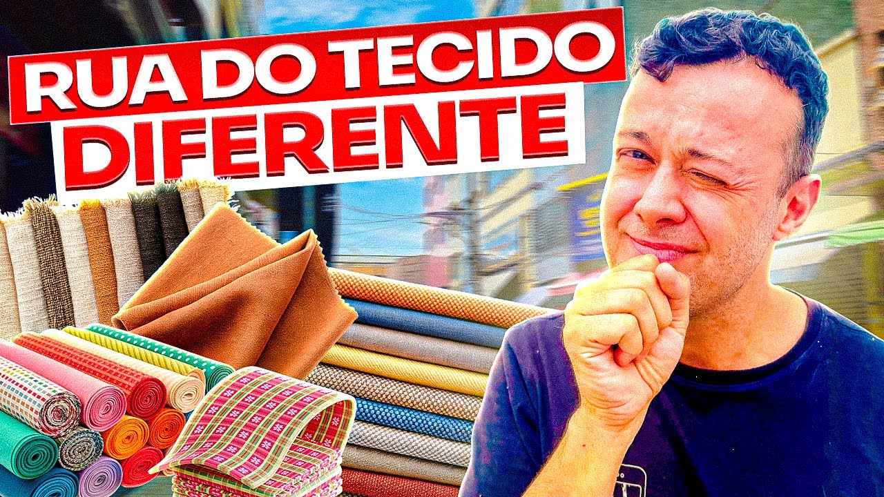 RUA SECRETA com TECIDOS DIFERENTES no BRÁS em SP
