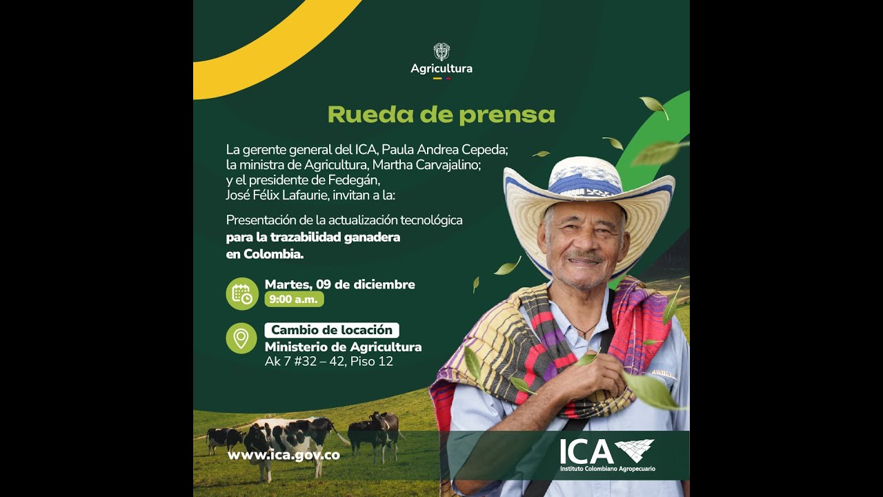 ICA | La actualización de la herramienta tecnológica para el sector ganadero en Colombia. 🐮🇨🇴