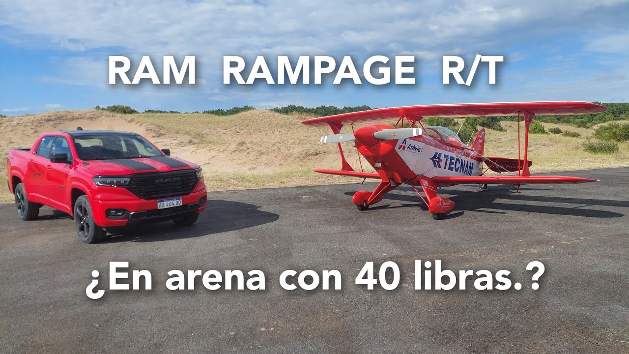 NUEVA RAM RAMPAGE R/T  272 CV. ACELERACIÓN FRENADO Y EN ARENA CON 40 LIBRAS!!! AUTO AL DÍA. (1.24)