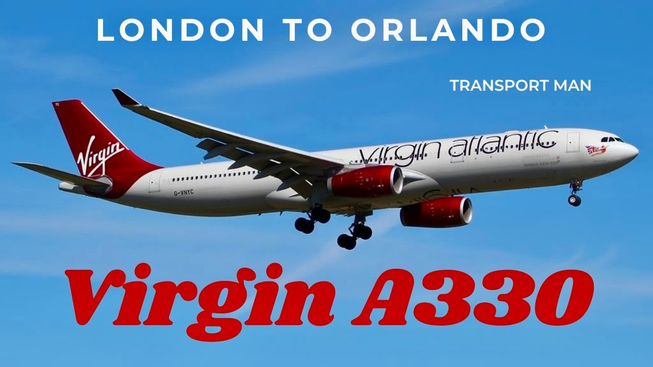 Virgin Atlantic at Christmas, Heathrow to Orlando