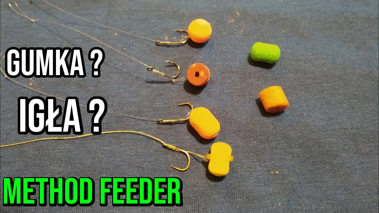 Przypon z igłą czy gumką do method feeder?-Prezentacja przynęt.