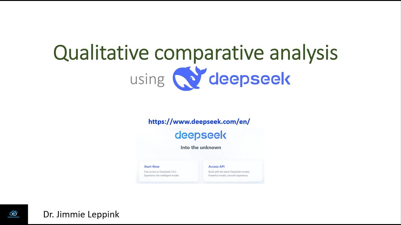 Qualitative comparative analysis using DeepSeek