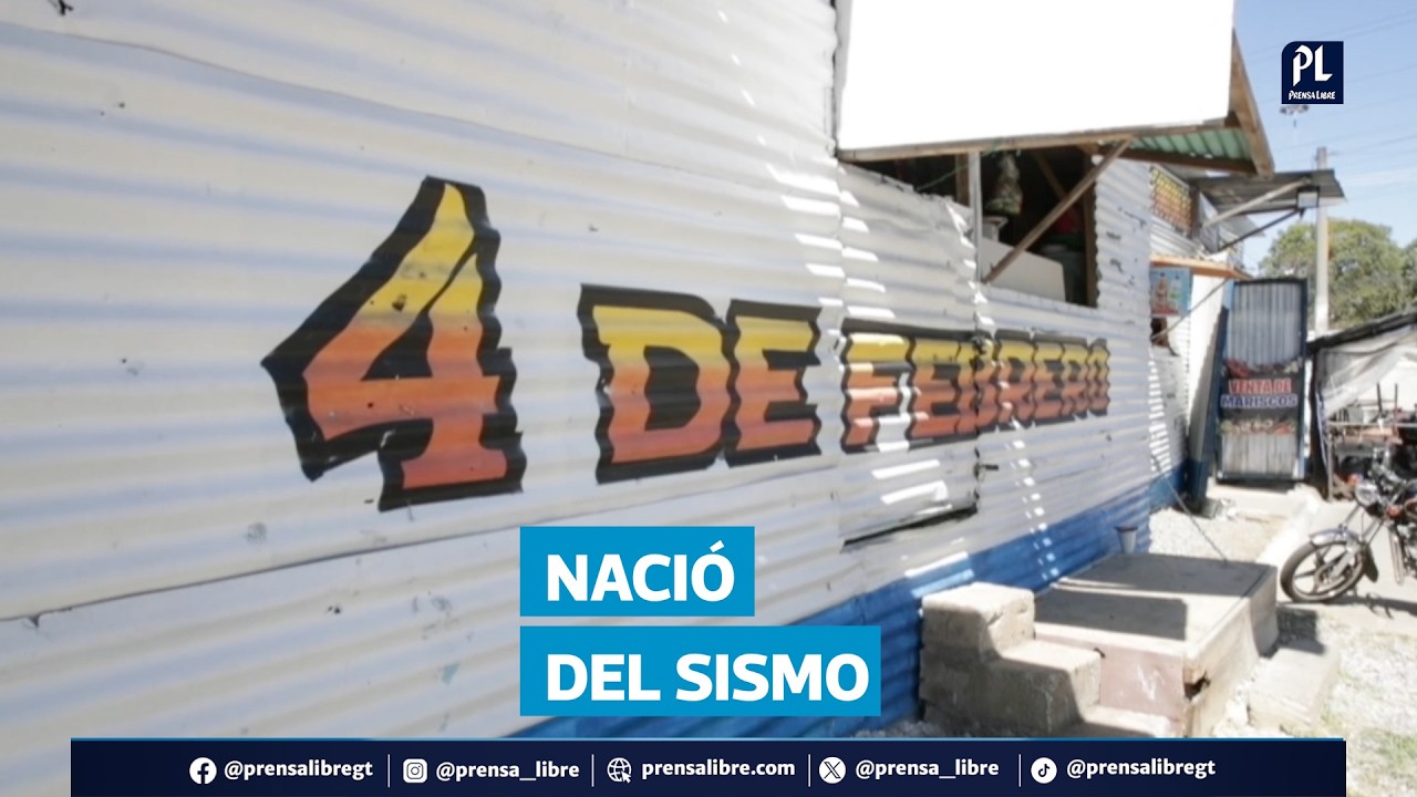 Colonia 4 de Febrero: el barrio que nació tras el terremoto de 1976 en la zona 7