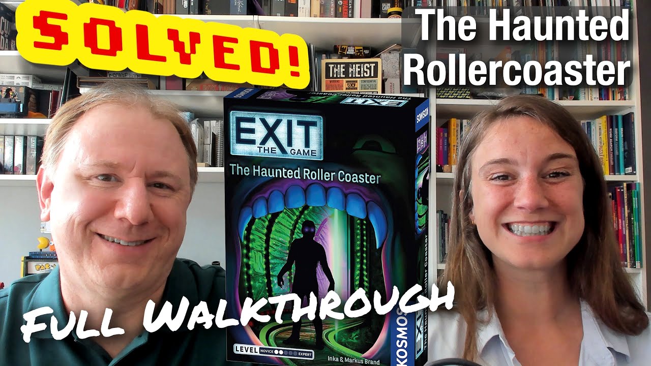 Exit the Game: The Haunted Rollercoaster - full walkthrough + solution with Dr Gareth and Laura