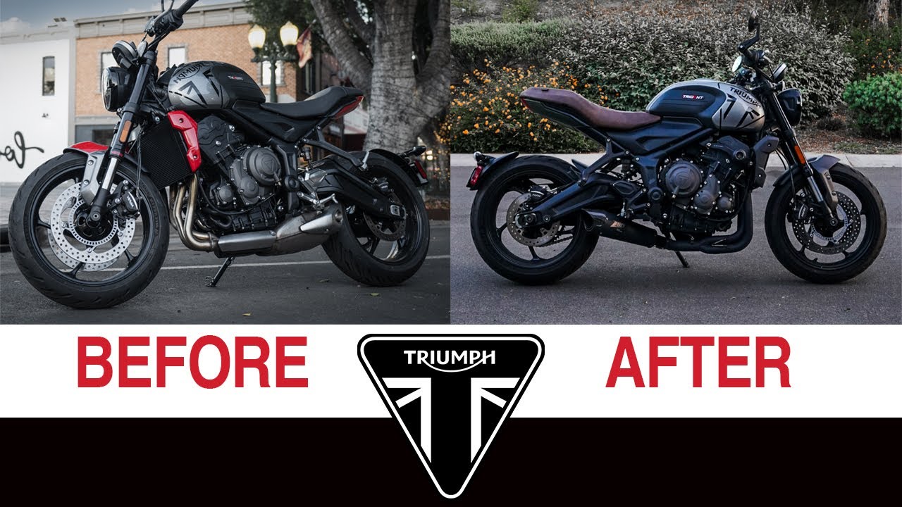 Carbon Fiber Install Trident 660 - Motocomposite